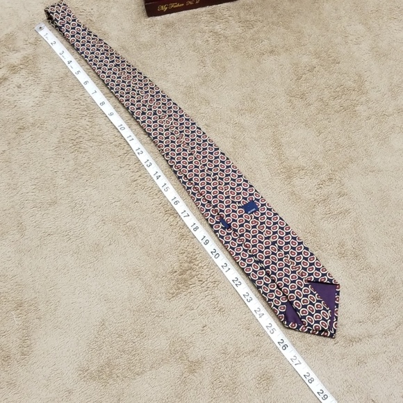 POLO mens Hand made 100% silk neck tie - Picture 6 of 6